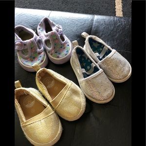 3 prs of shoes lots of wear left